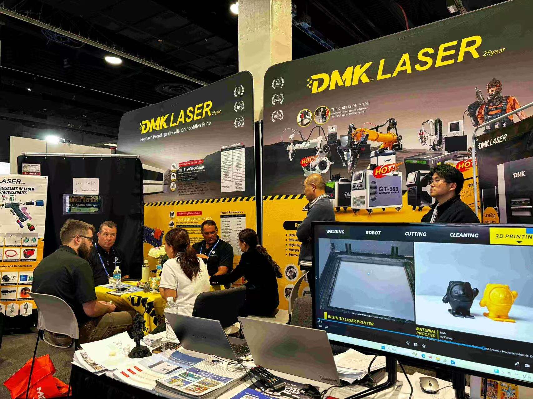 DMK Laser shines at 2025 FABTECH Metalworking Exhibition in the United States