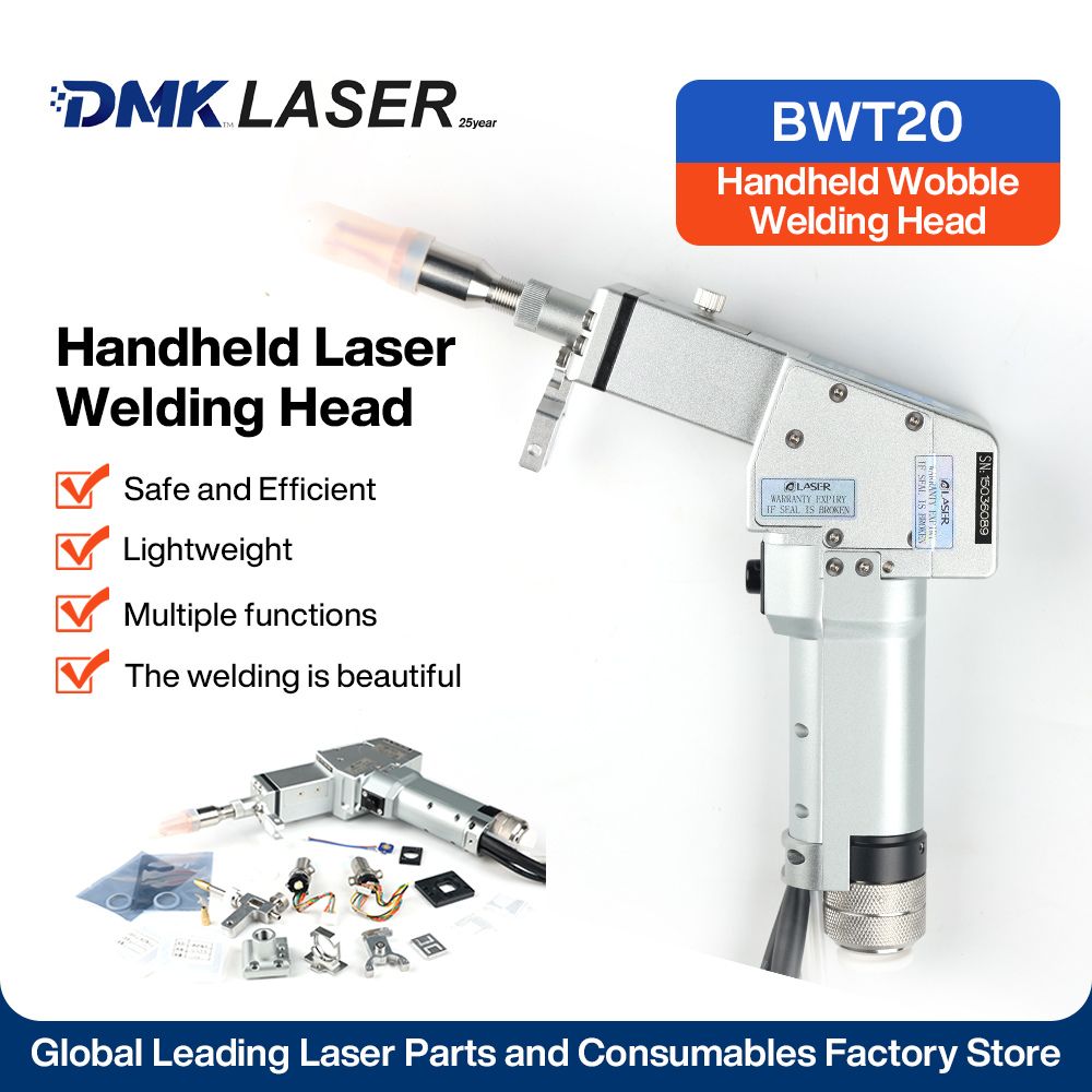 QILIN BWT20 Двухосная поворотная лазерная сварочная головка V11 Лазерная система управления 2000 Вт Водяное охлаждение Двойной маятник Лазерный сварочный пистолет