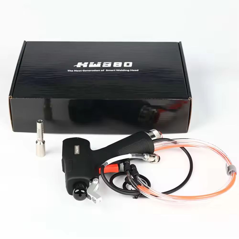 Ручной лазерный сварочный пистолет Au3Tech HW980 для сварки/очистки/резки 4-в-1 3000 Вт сварочная головка для лазерного источника Raycus/MAX