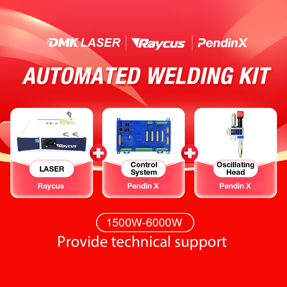 1500W–6000W Raycus Automated Fiber Laser Wobble Welding System Kit